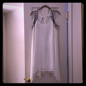 Bcbg generation precious white dress.